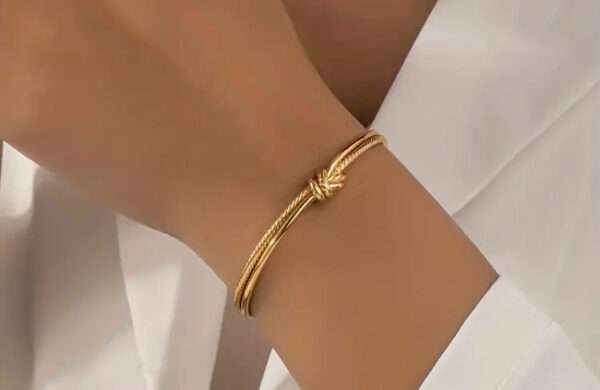 Bracelet jonc noeud