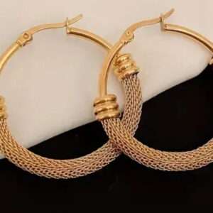 Boucles d'oreilles tressées