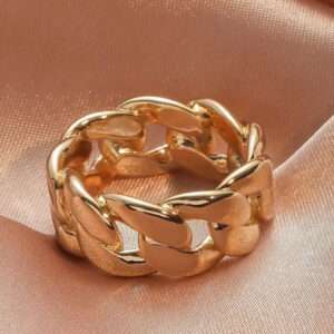 Bague maille gourmette