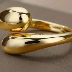 Bague large goutte