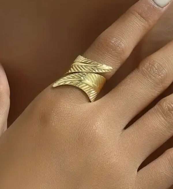 Bague feuilles – Image 2