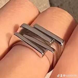 Bague multicouches