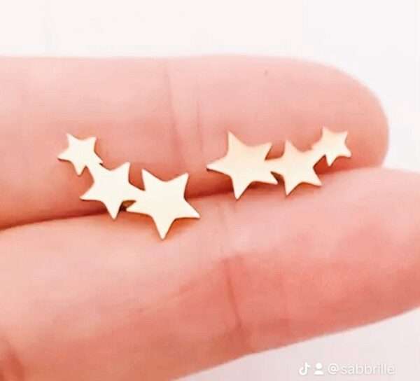 Boucles d'oreilles étoiles