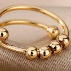 Bague perle tournante