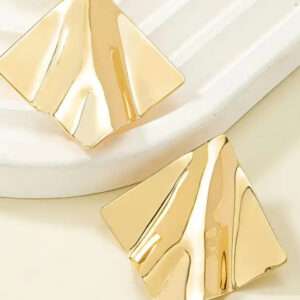 Boucles d'oreilles carré brillant
