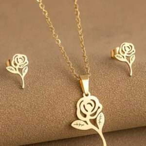 Parure  La rose