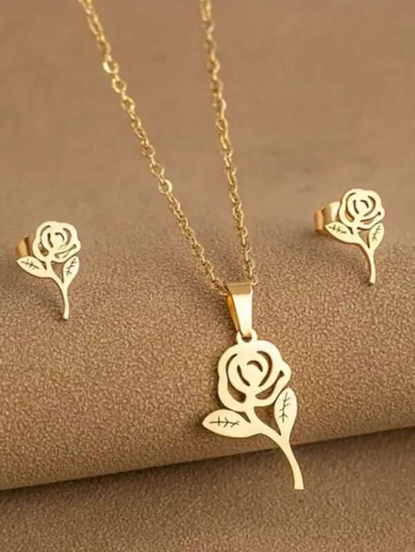Parure  La rose