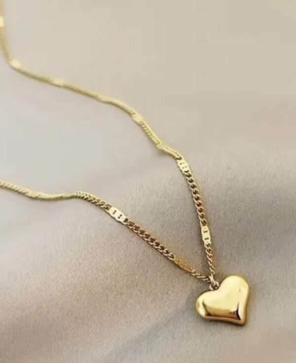 Collier coeur plein – Image 2