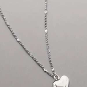 Collier coeur plein