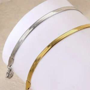Bracelet maille plate