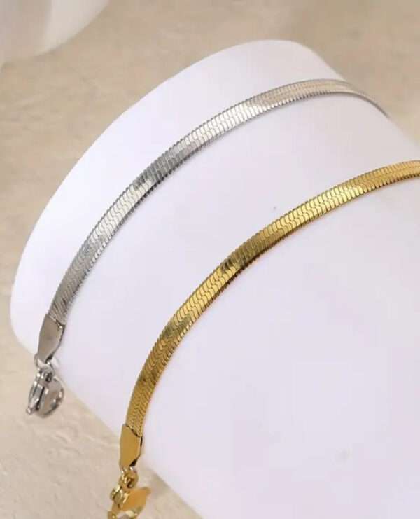 Bracelet maille plate