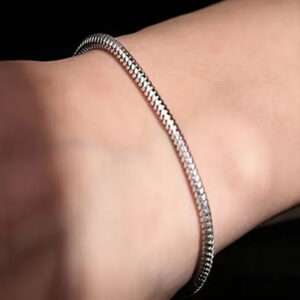 Bracelet maille serpent