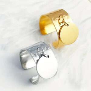 Bague breloque pastille