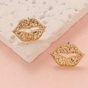 Boucles d'oreilles bouche