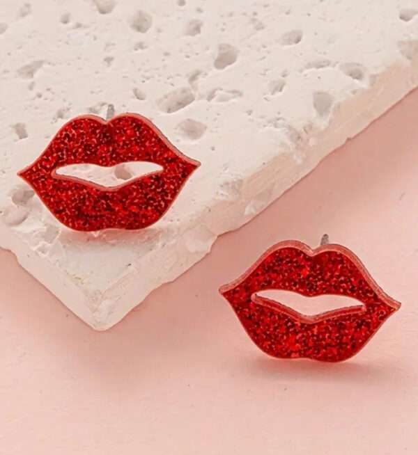 Boucles d'oreilles bouche – Image 2