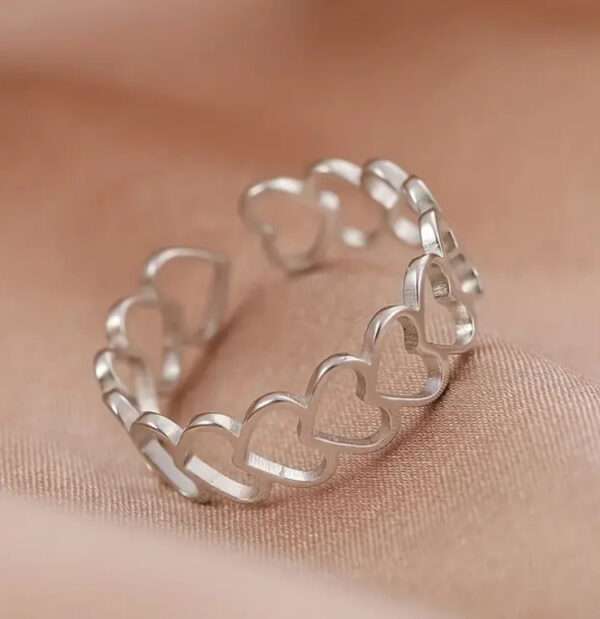 Bague tour petit coeur