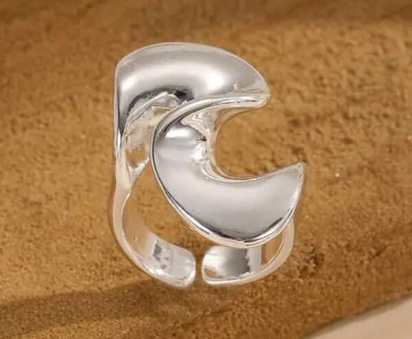 Bague zig zag