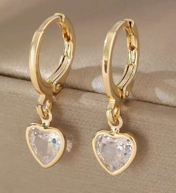 Boucles d'oreilles cœur