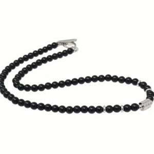 Collier perles verres