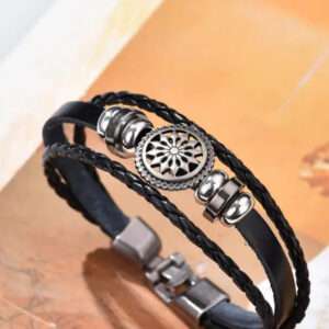 Bracelet tressé multicouche