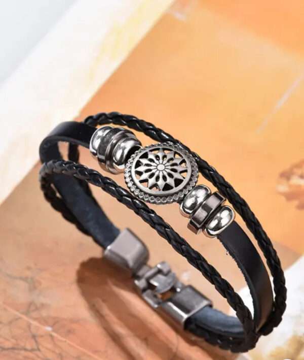 Bracelet tressé multicouche