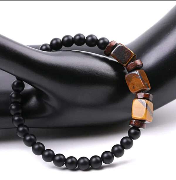 Bracelet en bois carré
