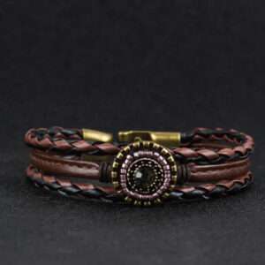 Bracelet 3 couches bicolore
