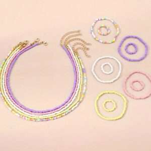 Parure perles