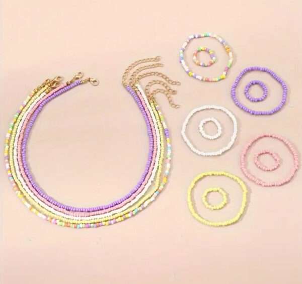 Parure perles