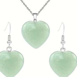 Parure Coeur Aventurine