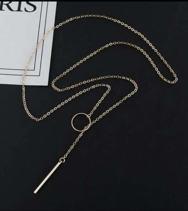 Collier plongeant passant rond – Image 2