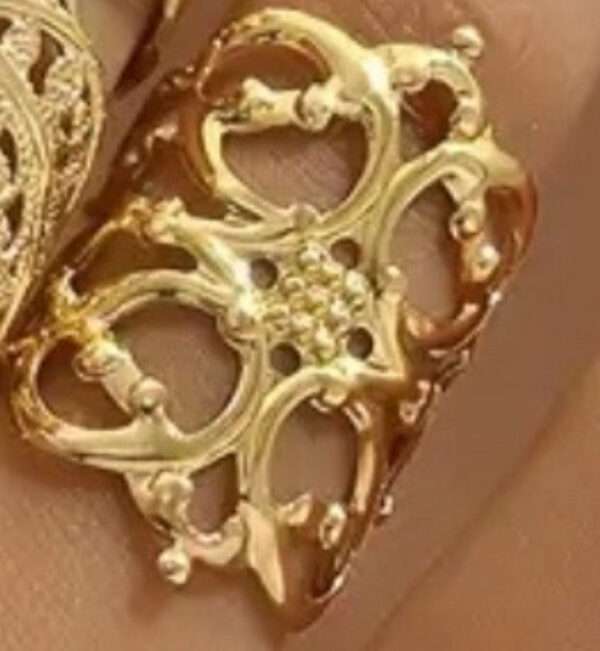 Bague ajourée géométrie – Image 2