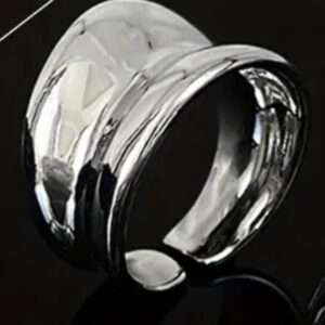 Bague large poli