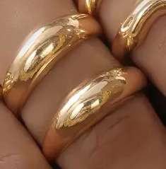 Bague gros jonc