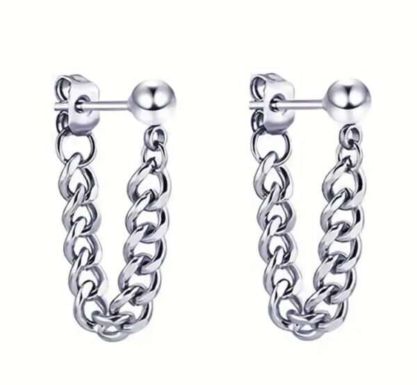 Boucles d'oreilles chainette