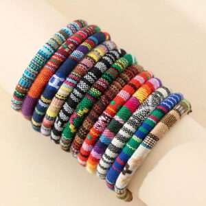 Bracelet tressé été