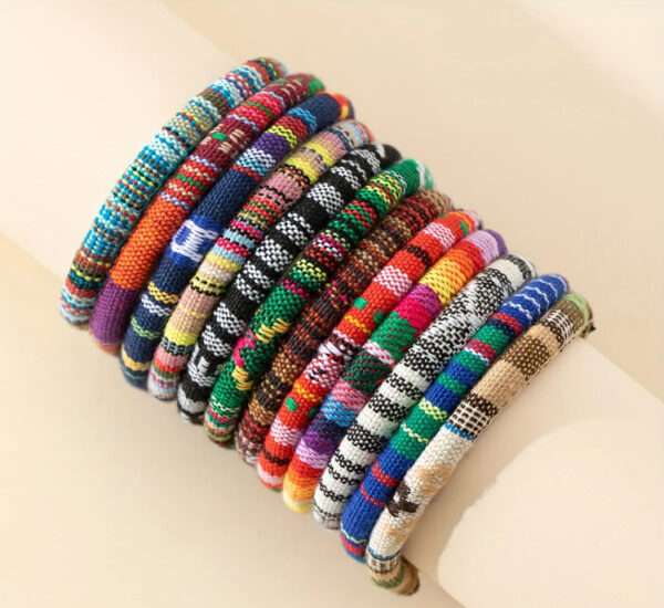 Bracelet tressé été