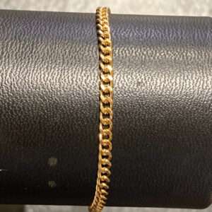 Bracelet petite maille gourmette