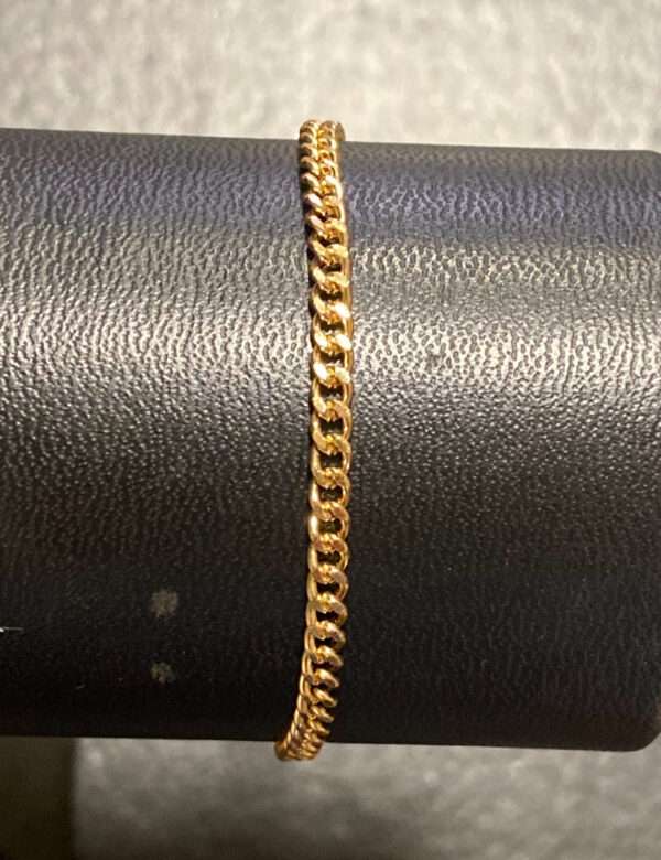 Bracelet petite maille gourmette