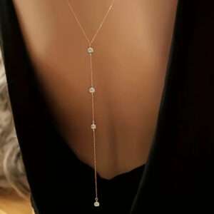 Collier de dos brillant