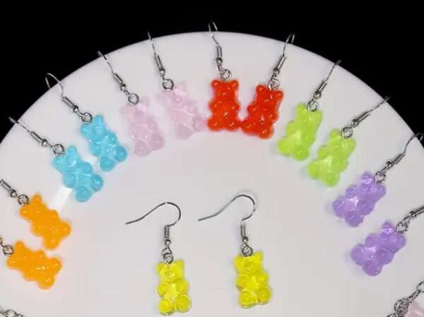 Boucles d'oreilles nounours