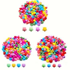 50 Mini clip a cheveux coeur